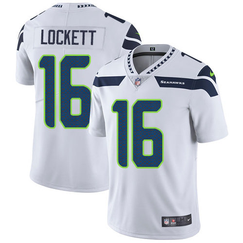 2019 Men Seattle Seahawks #16 Lockett white Nike Vapor Untouchable Limited NFL Jersey->seattle seahawks->NFL Jersey